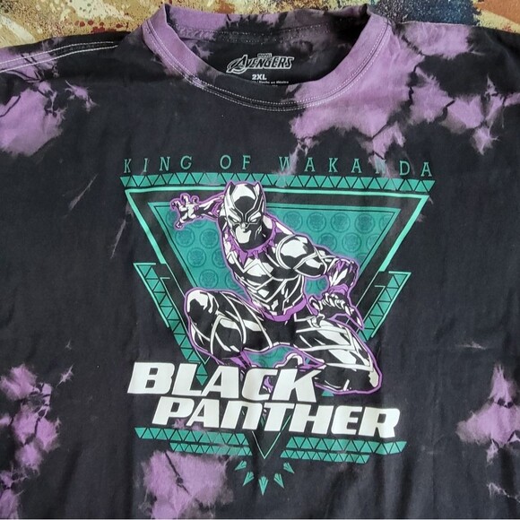 Marvel Black Panther Tie-Dye T-Shirt - Picture 9 of 13